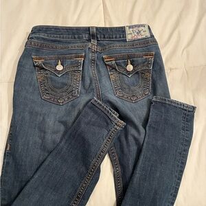 True Religion Dark Blue Skinny Jeans